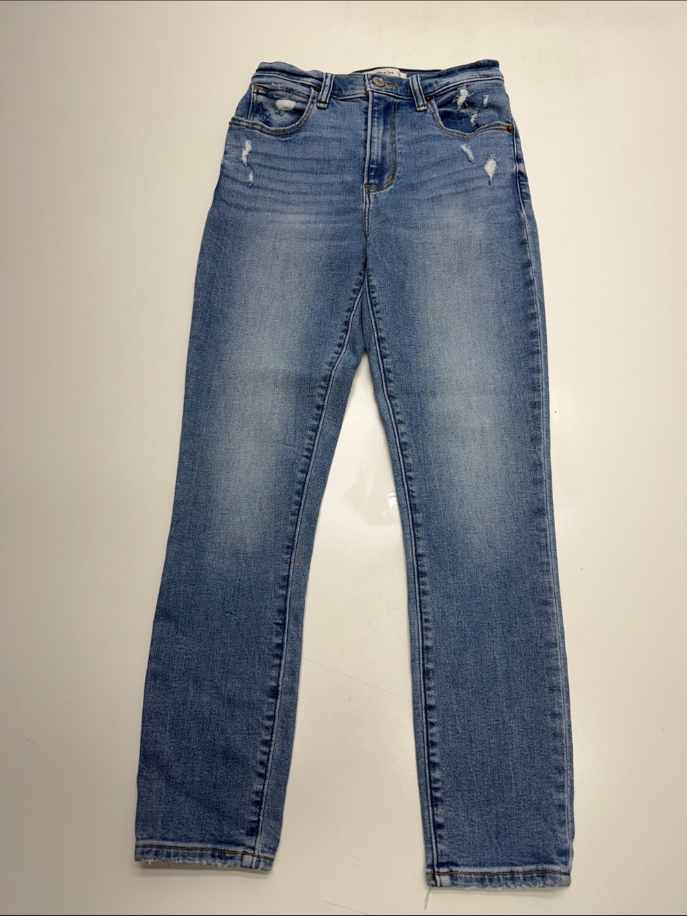 ABERCROMBIE & FITCH Women’s 2 SUPER SKINNY HIGH RISE ANKLE Jeans